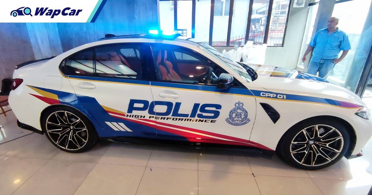 This BMW M3 is not a real police car, the Mitsubishi Lancer Evo X’s job is still safe 01