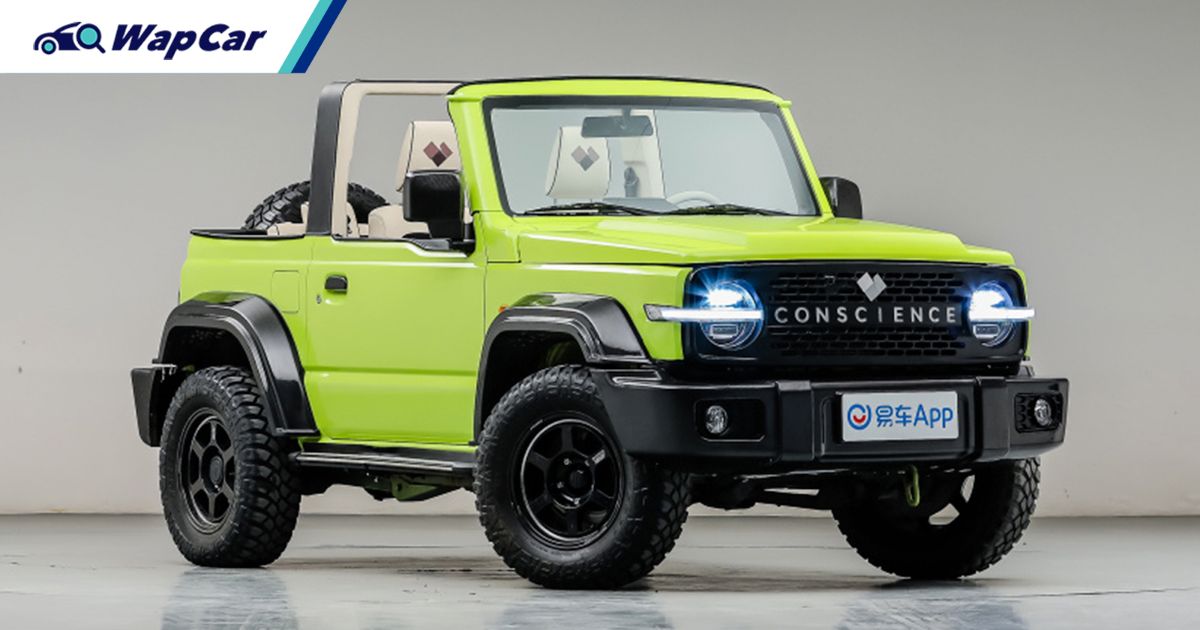 This topless SUV is not from the Chinese brand Tank, but a heavily modified Suzuki Jimny by a Chinese media 01