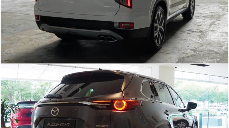Hyundai Palisade 与 Mazda CX-9 争夺马来西亚最好的大型SUV