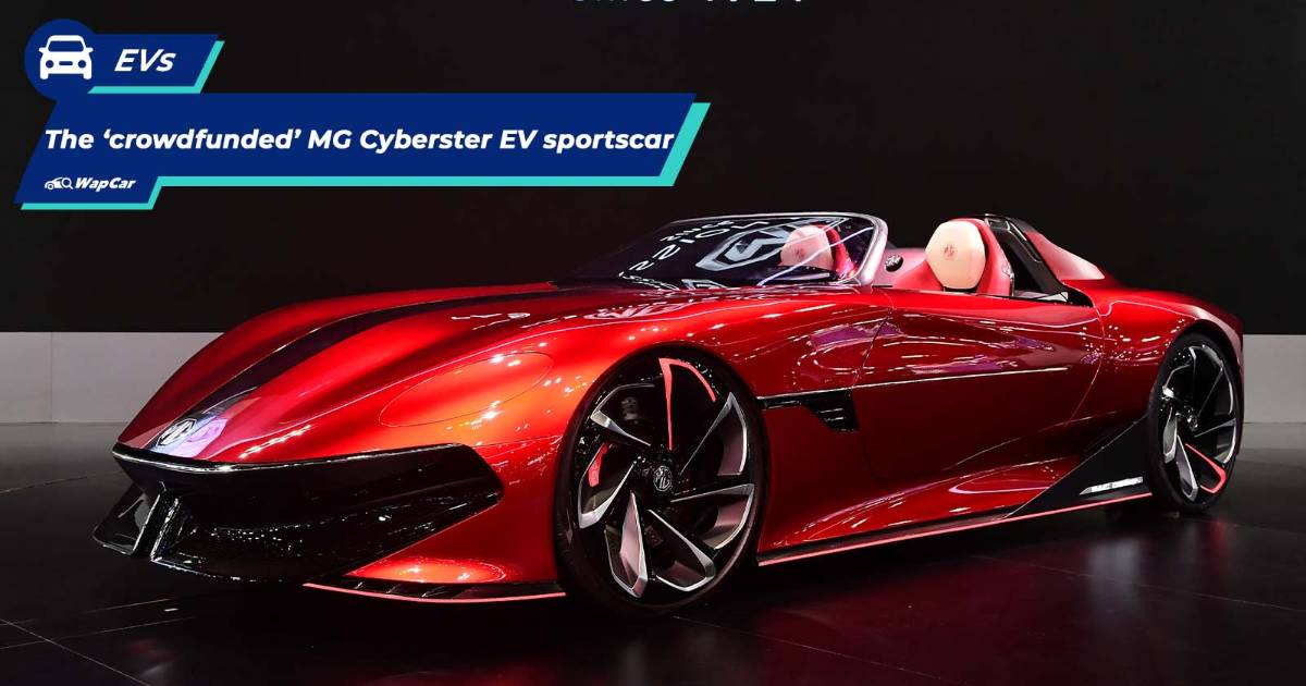 MG is building this Cyberster EV sports car, and they want customers to crowdfund it 01