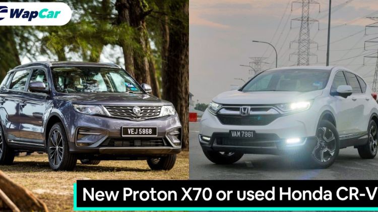 Should you buy a new Proton X70 or a used Honda CR-V?