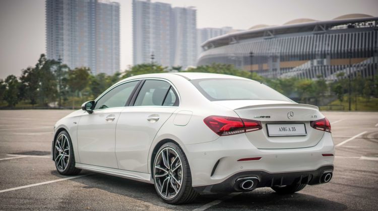 CKD 2022 Mercedes-AMG A35 Sedan launched in Malaysia; RM 325k, now with Burmester