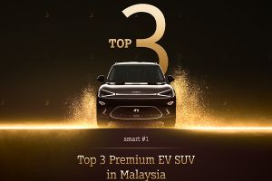 Smart #1 is Malaysia's 3rd best-selling premium BEV SUV of 2023