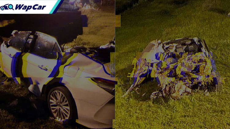 Toyota Camry jatuh tebing, pemandu parah dan penumpang cedera ringan
