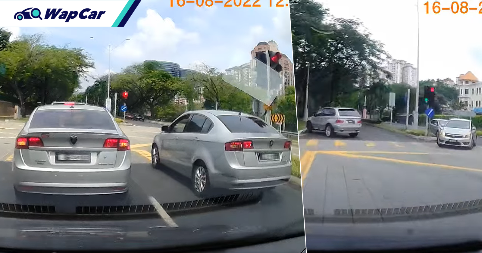Video: Proton Preve dilihat 'escort' BMW X5 lagak macam polis, siap langgar lampu merah! 01