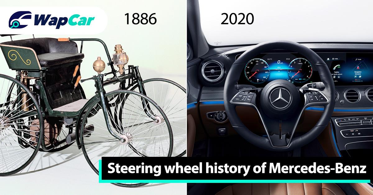 The first-ever steering wheel was invented by Mercedes-Benz for racing 01