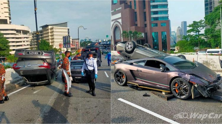 (Video) Lamborghini Gallardo sodok Perdana dan Swift di Jln Tun Razak, pemandu 'test power'?