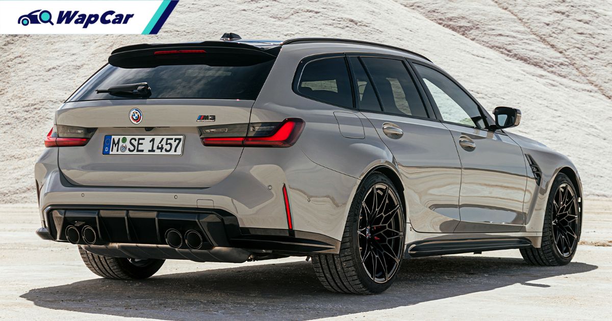 BMW shifts focus off the beaver grille, reveals the first-ever G81 2022 BMW M3 Touring 01