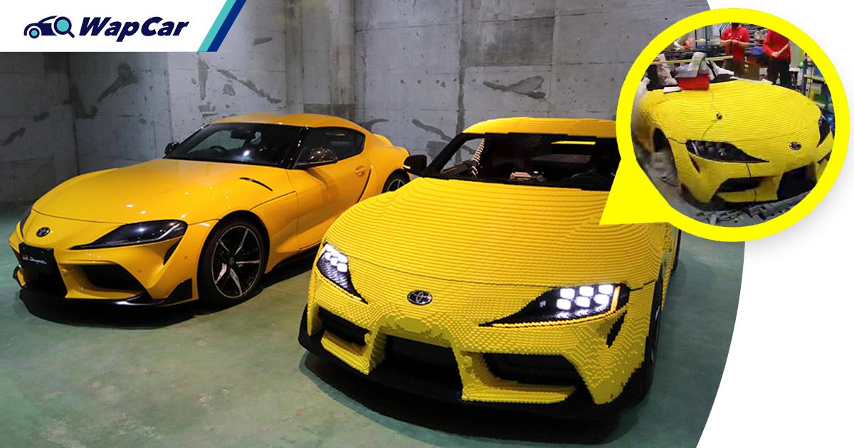 This life-size Toyota GR Supra made out of Lego can actually run…up to 28 km/h only 01