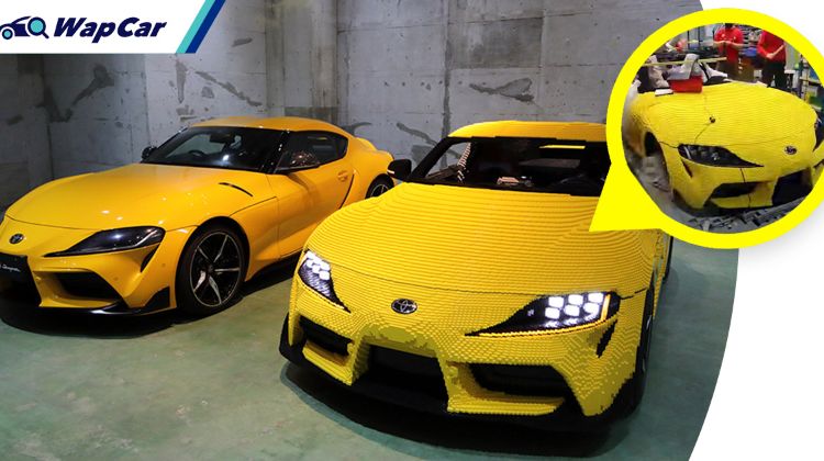 This life-size Toyota GR Supra made out of Lego can actually run…up to 28 km/h only