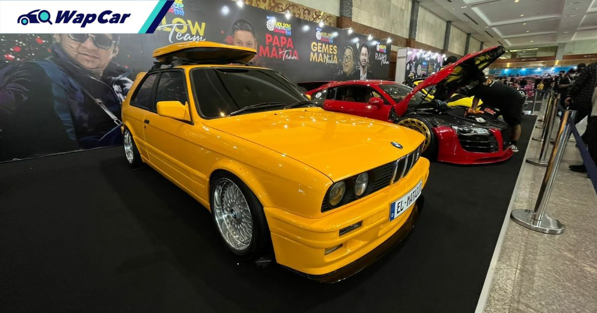 Indonesian artist made his own BMW E30 Compact out of... VW Golf parts 01
