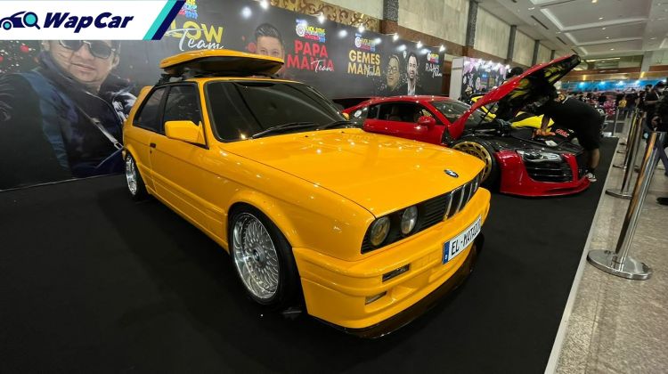 Indonesian artist made his own BMW E30 Compact out of... VW Golf parts