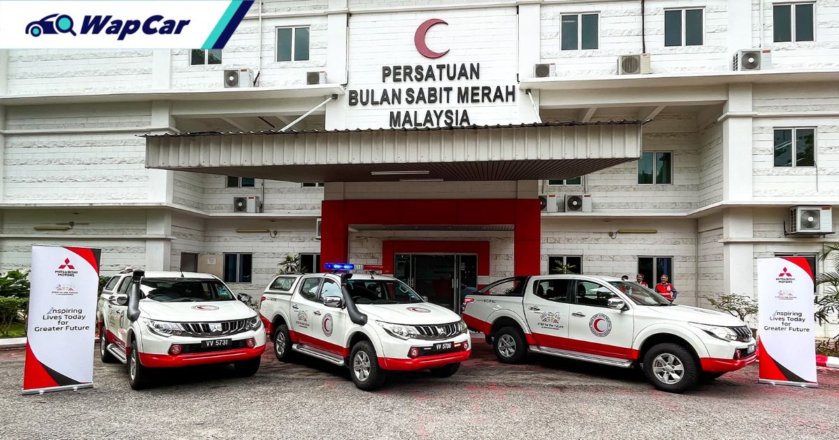 Malaysian Red Crescent Society receives Mitsubishi Triton power to provide aid to flood victims 01
