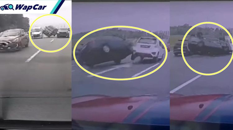 Video: Perodua Myvi tetap 'King', Bezza yang tersondol boleh terpelanting macam kereta mainan
