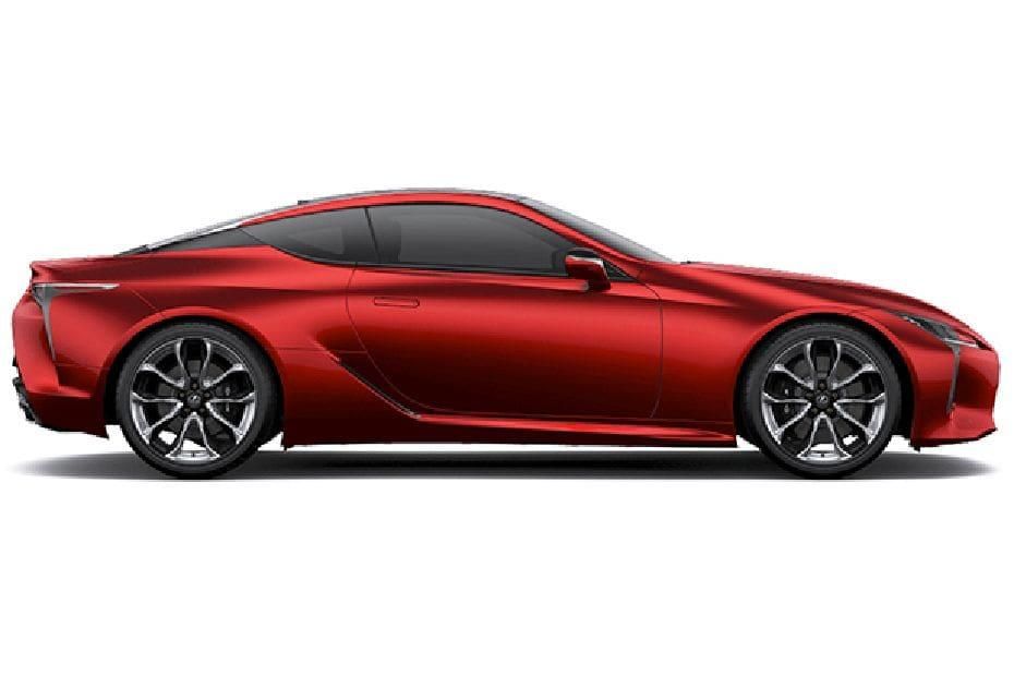 Lexus LC Radiant Red Contrast Layering