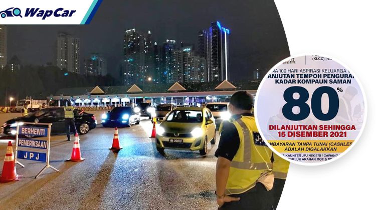 80% JPJ and PDRM summons' 'family discount' period extended further