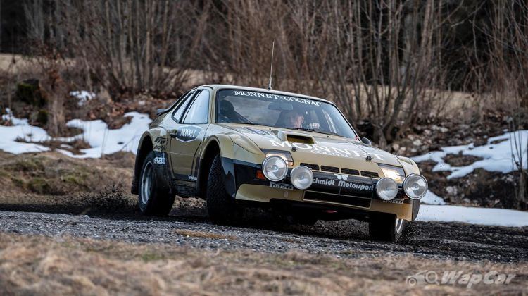 Walter Rohrl gets reunited with his former Porsche 924 Carrera GTS rally car