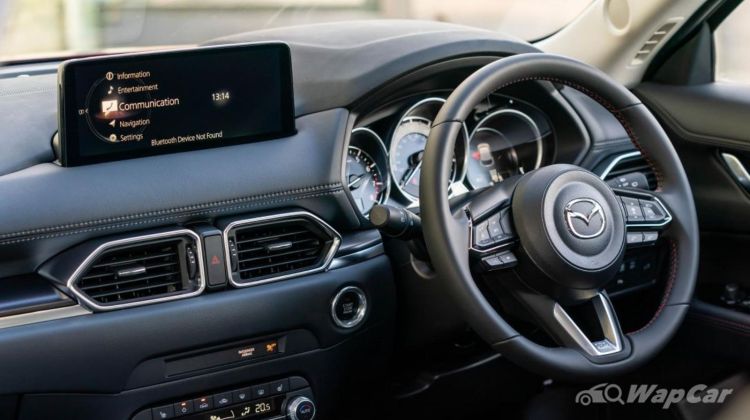 Larger 8-inch screen in 2021 Mazda CX-5 option available, RM 1k