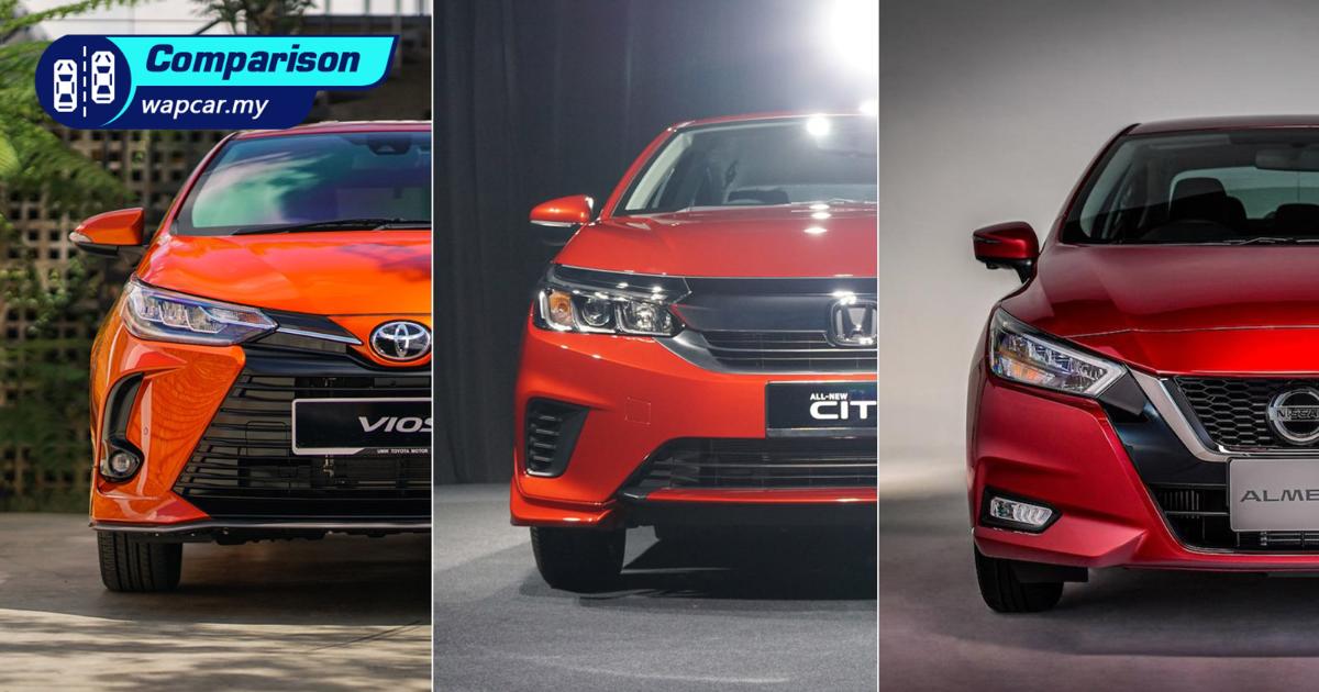 Is the new 2021 Toyota Vios facelift a better car than the City and Almera? 01