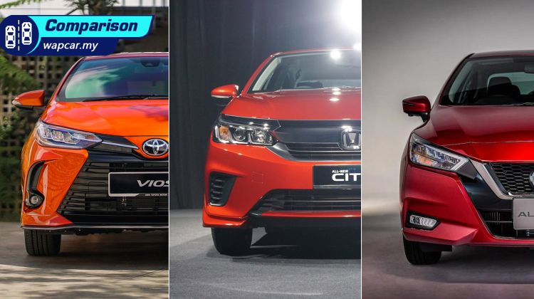 Is the new 2021 Toyota Vios facelift a better car than the City and Almera?