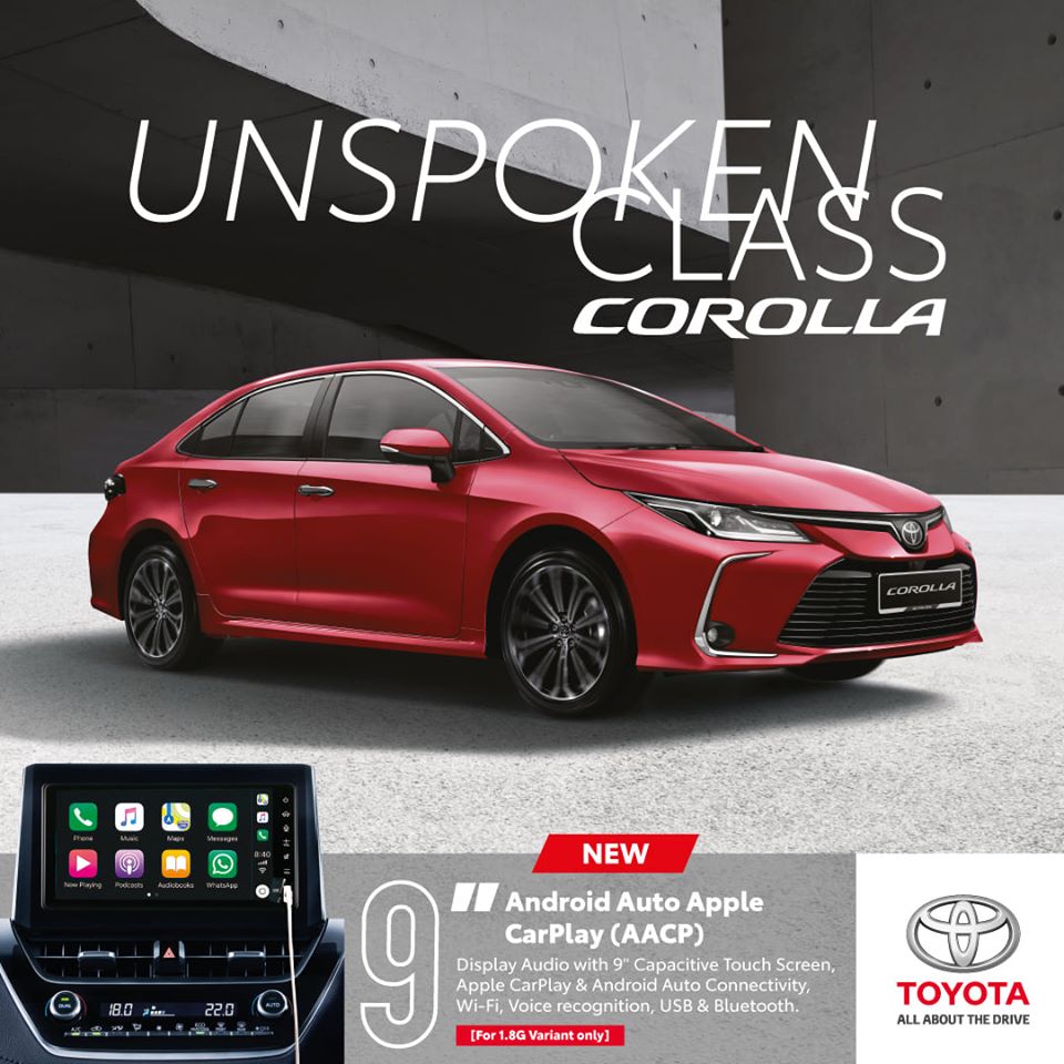 2020 Toyota Corolla Altis finally gets Apple Car Play & Android Auto in Malaysia, priced from RM 128,888 02