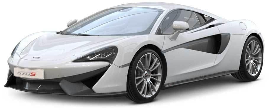 McLaren 570S Silica White