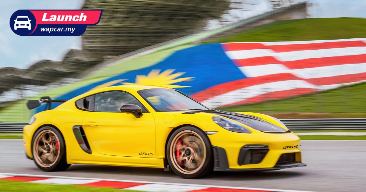 Priced from RM 1.55 mil, 500 PS/450 Nm Porsche 718 Cayman GT4 RS launched in Malaysia 01