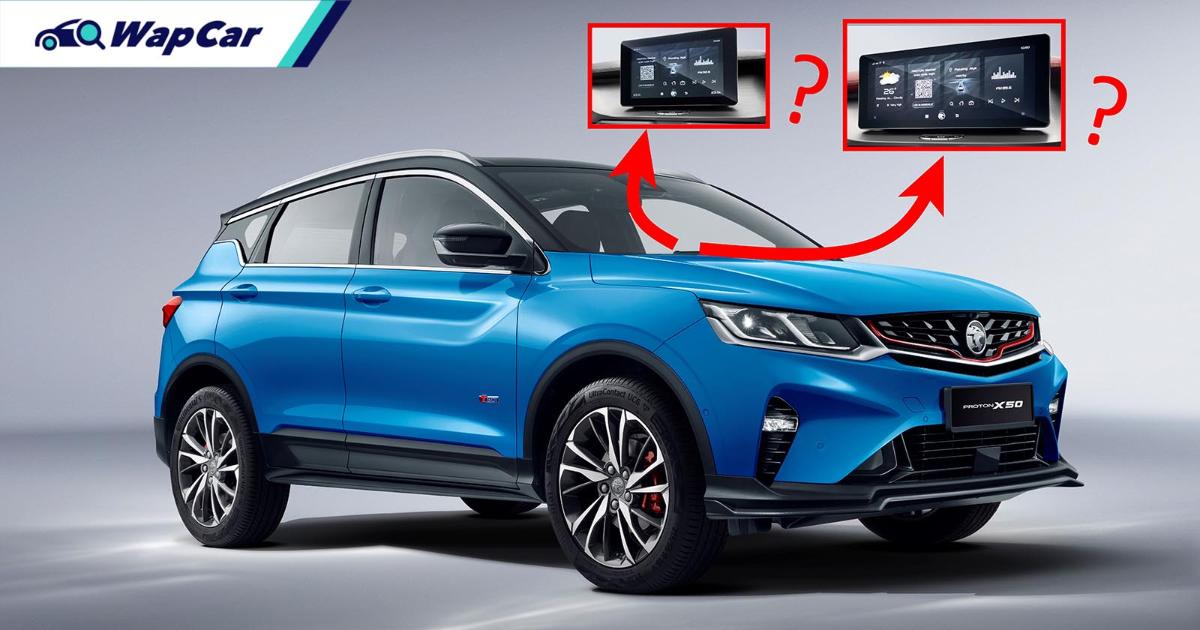Hi Proton, what's the difference in the Proton X50's GKUI 19 infotainment? 01