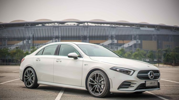 CKD 2022 Mercedes-AMG A35 Sedan launched in Malaysia; RM 325k, now with Burmester