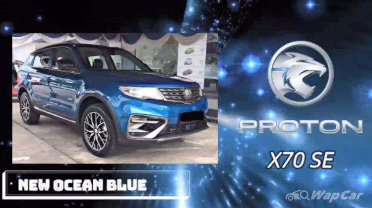 2021 Proton X70 SE confirmed: 2,000 units only, Ocean Blue and Ruby Red