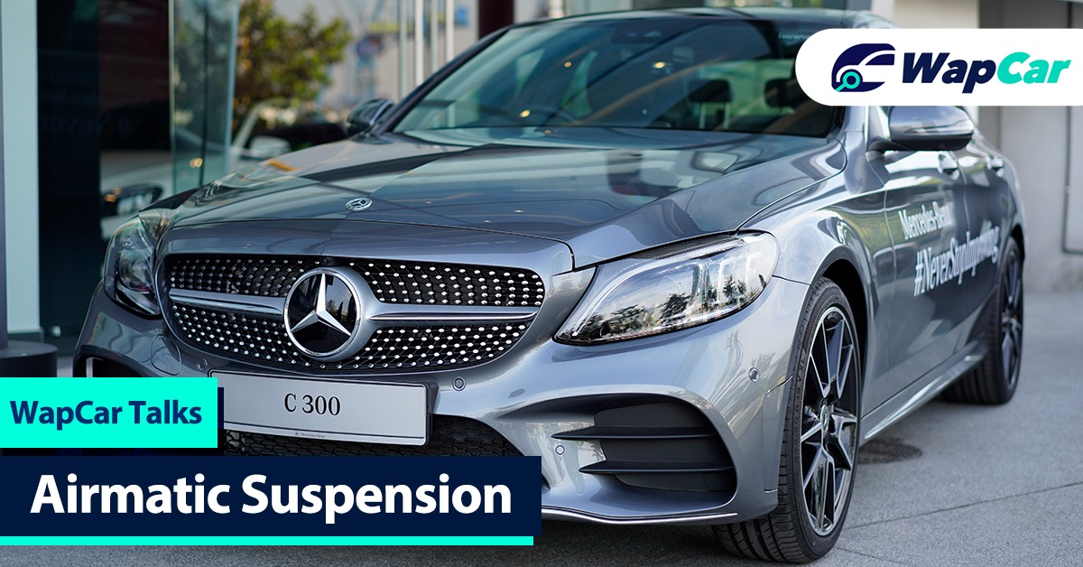What is Airmatic suspension on the Mercedes-Benz C300?
