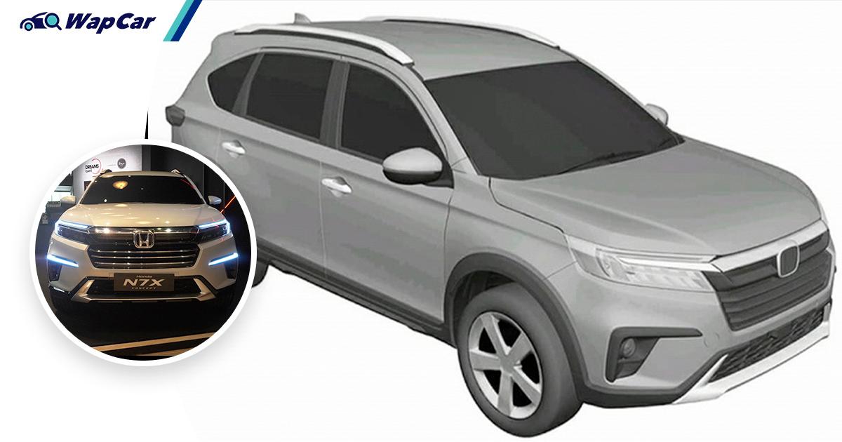 All-new 2022 Honda BR-V patent images leaked, gets Honda Sensing 01