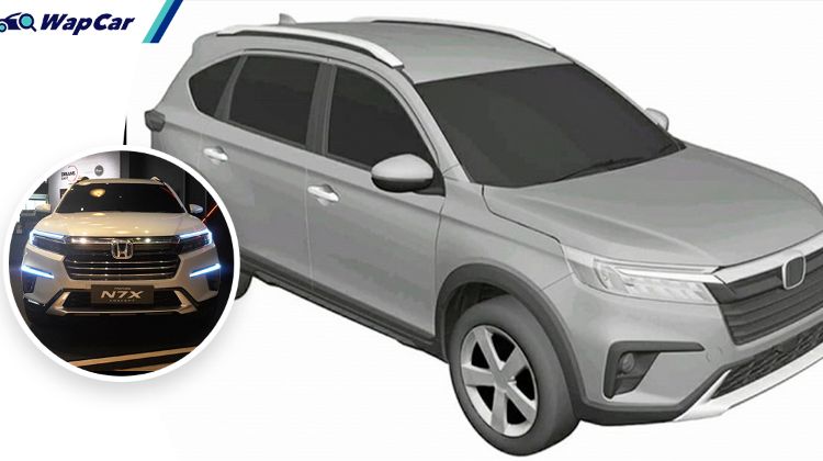 All-new 2022 Honda BR-V patent images leaked, gets Honda Sensing
