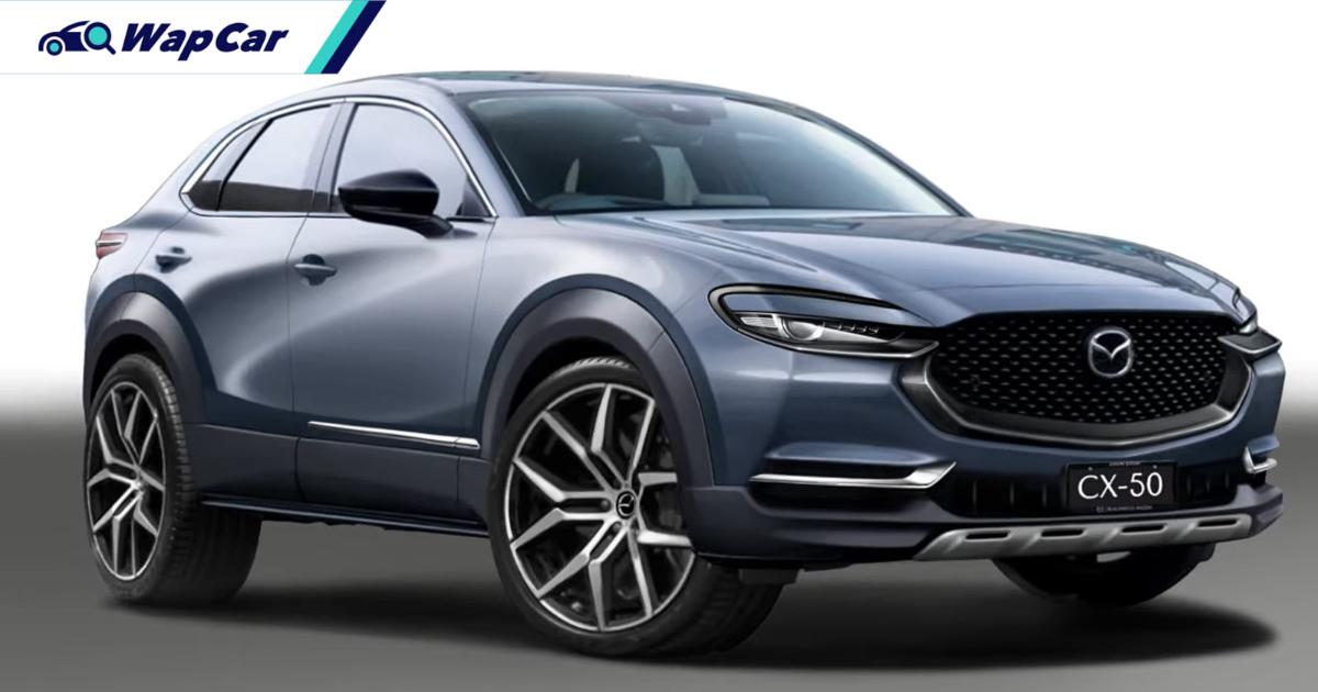 All-new 2023 Mazda CX-50 rendered, BMW X4 fighter coming soon? 01