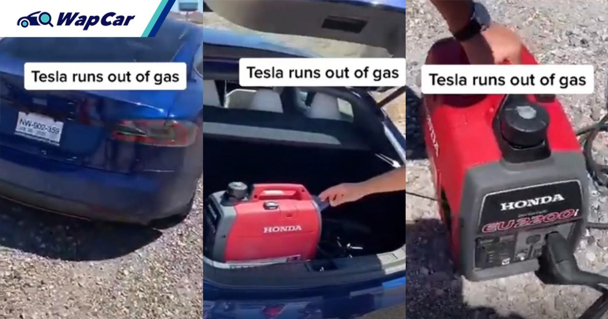 Video: This Tesla is powered by Honda. We wish we were joking 01