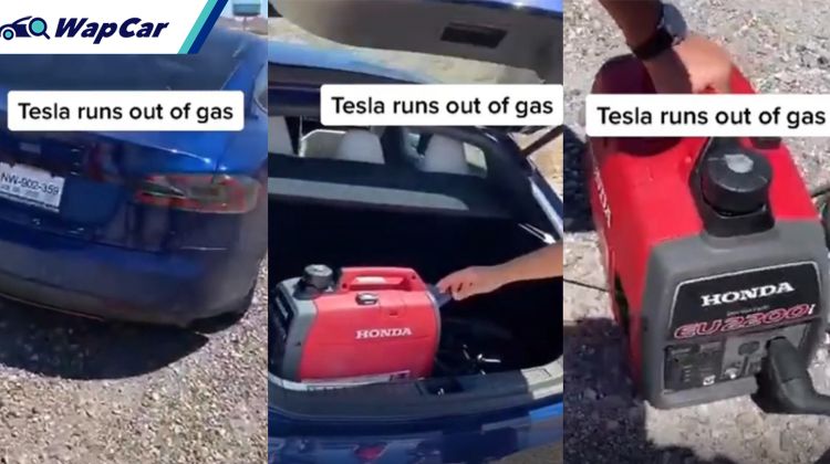Video: This Tesla is powered by Honda. We wish we were joking