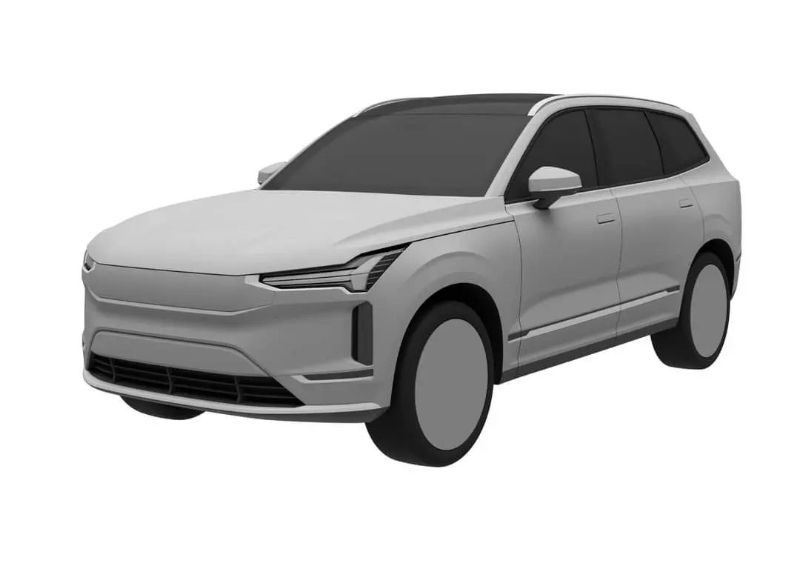 Next-gen all-electric (EV) 2023 Volvo XC90 shown in leaked patent images 02