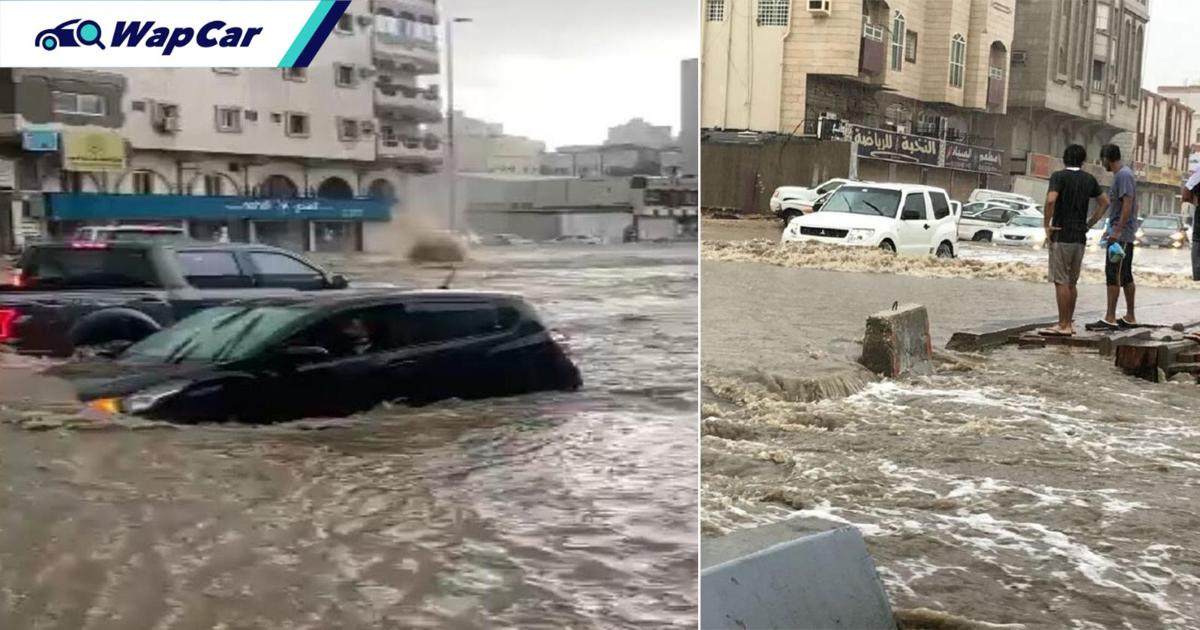 Kilat di mekah banjir Kota Mekah
