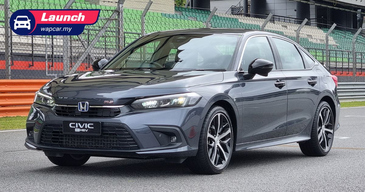 2022 Honda Civic RS e:HEV hybrid launched in Malaysia; priced from RM 167k, 315 Nm, Smart Key