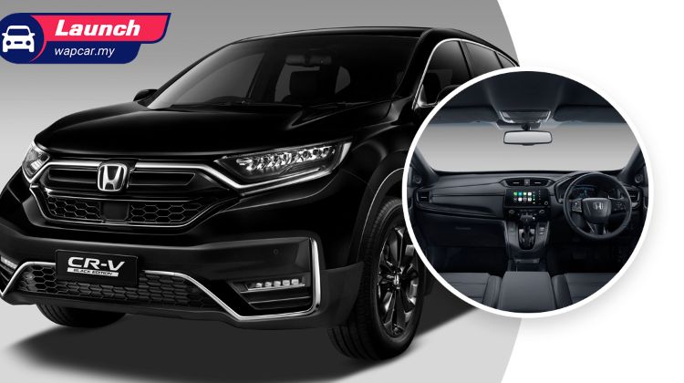 2021 Honda CR-V Black Edition launched in Malaysia, priced at RM 162k