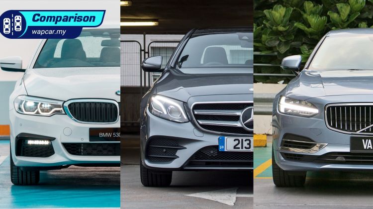 BMW 5 Series vs Mercedes-Benz E-Class vs Volvo S90, which is the better buy?