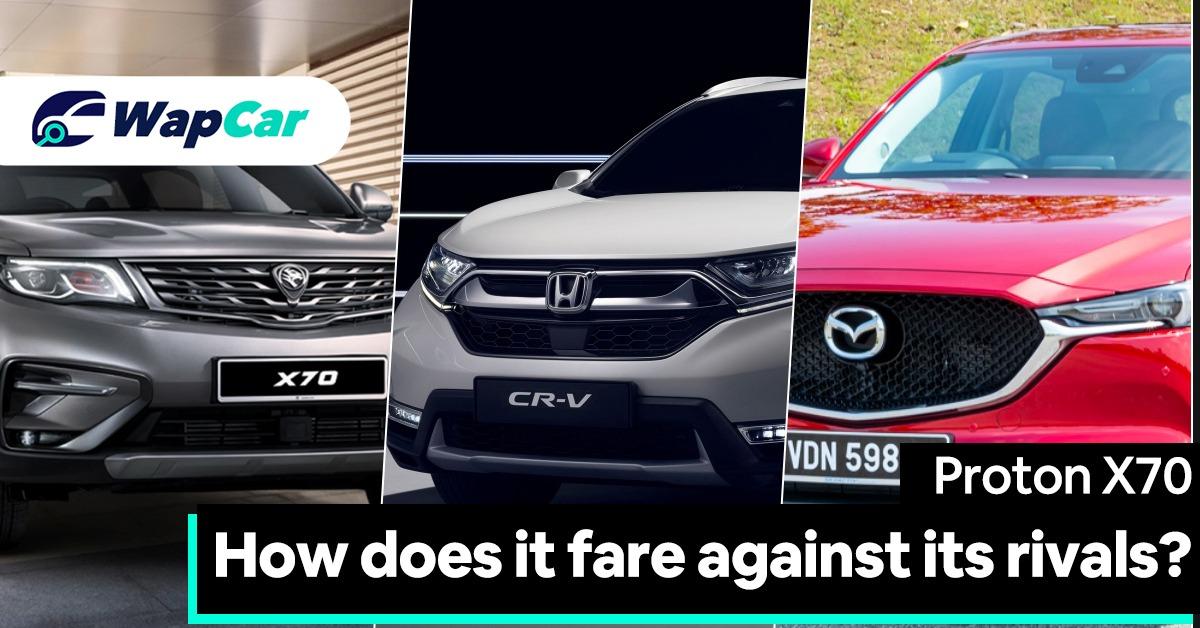 Proton X70 – How does it compare against the Honda CR-V and Mazda CX-5? 01