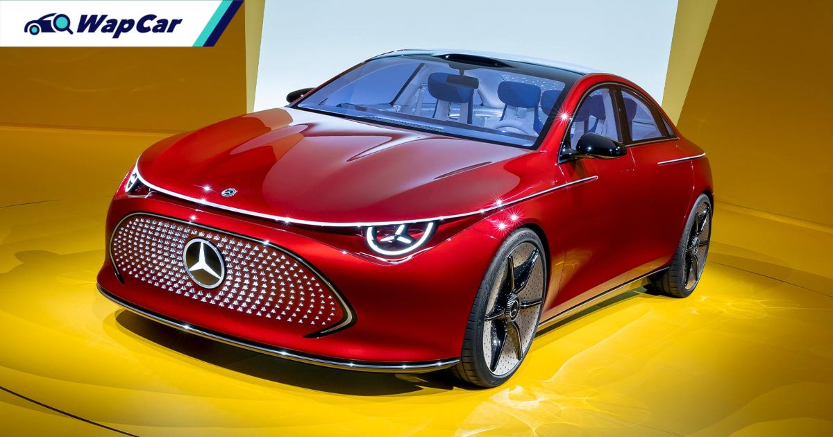 This is almost the 2024 Mercedes-Benz CLA, concept previews new look; MMA  platform, 800V, 750 km