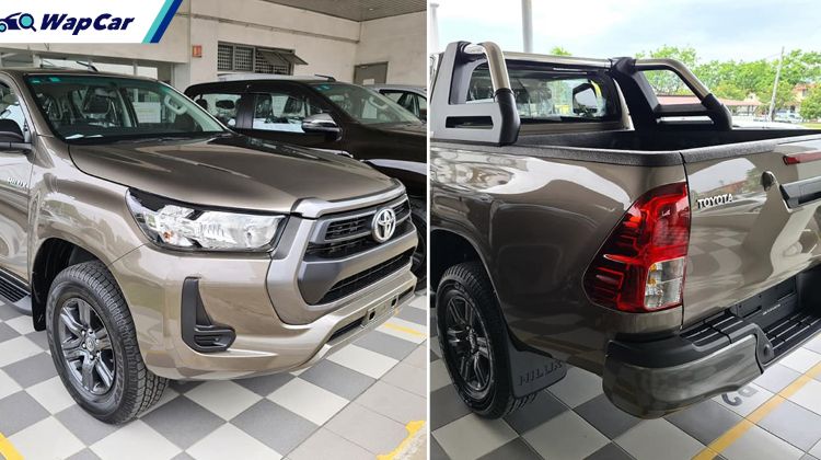 A no-frills workhorse, new 2022 Toyota Hilux 2.4E MT variant added; from RM 110k