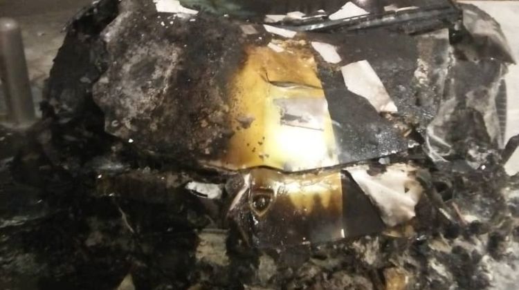 Lamborghini Aventador caught fire in Pavilion parking lot. RIP another Lambo