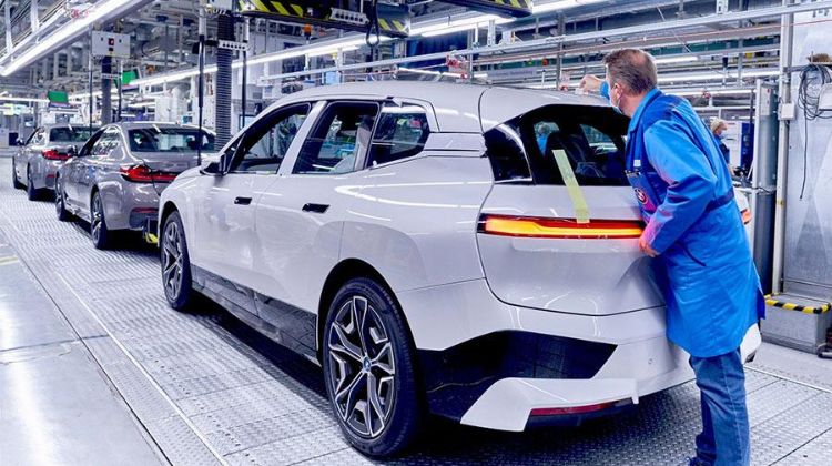 Teased in Malaysia, BMW iX electric SUV starts full production in Germany