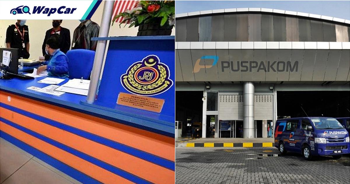 JPJ, Puspakom, APAD counters to resume operations at 50% capacity; Appointments only 01