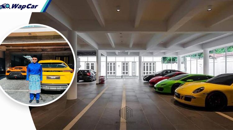 Garaj Ketua Pemuda UMNO jadi bualan netizen Singapura, dah macam bilik pameran ‘supercar’!