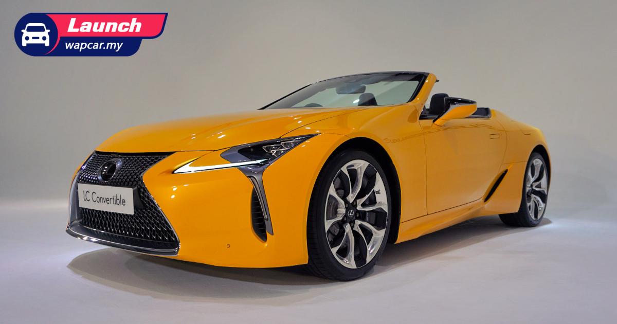 2021 Lexus LC 500 Convertible launched in Malaysia, priced from RM 1.35 million 01