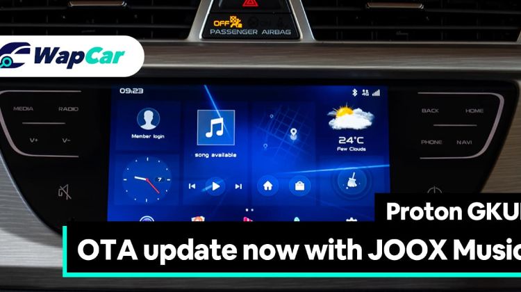 Proton GKUI head unit upgrades to JOOX Music app for Proton X70, Iriz, Persona & Exora